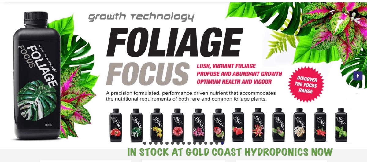 Focus slider Gold Coast Hydroponics