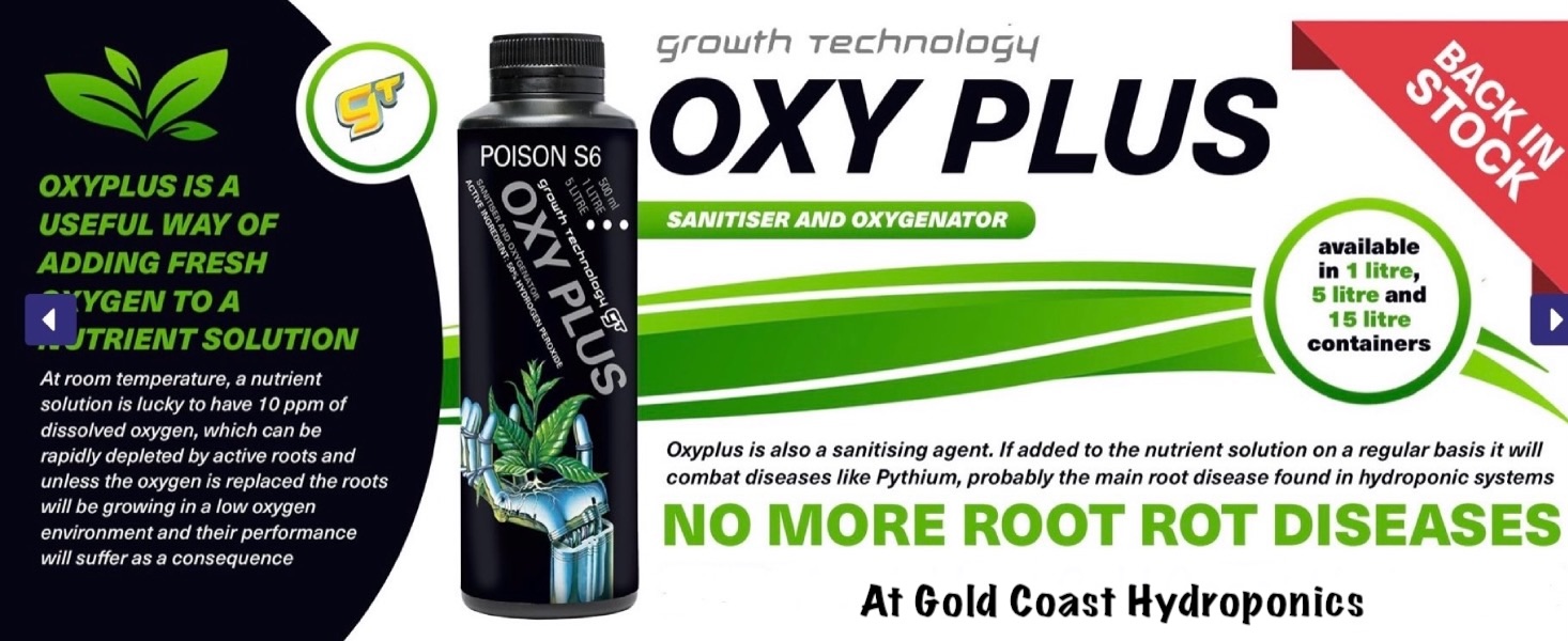 OxyPlus slider Gold Coast Hydroponics